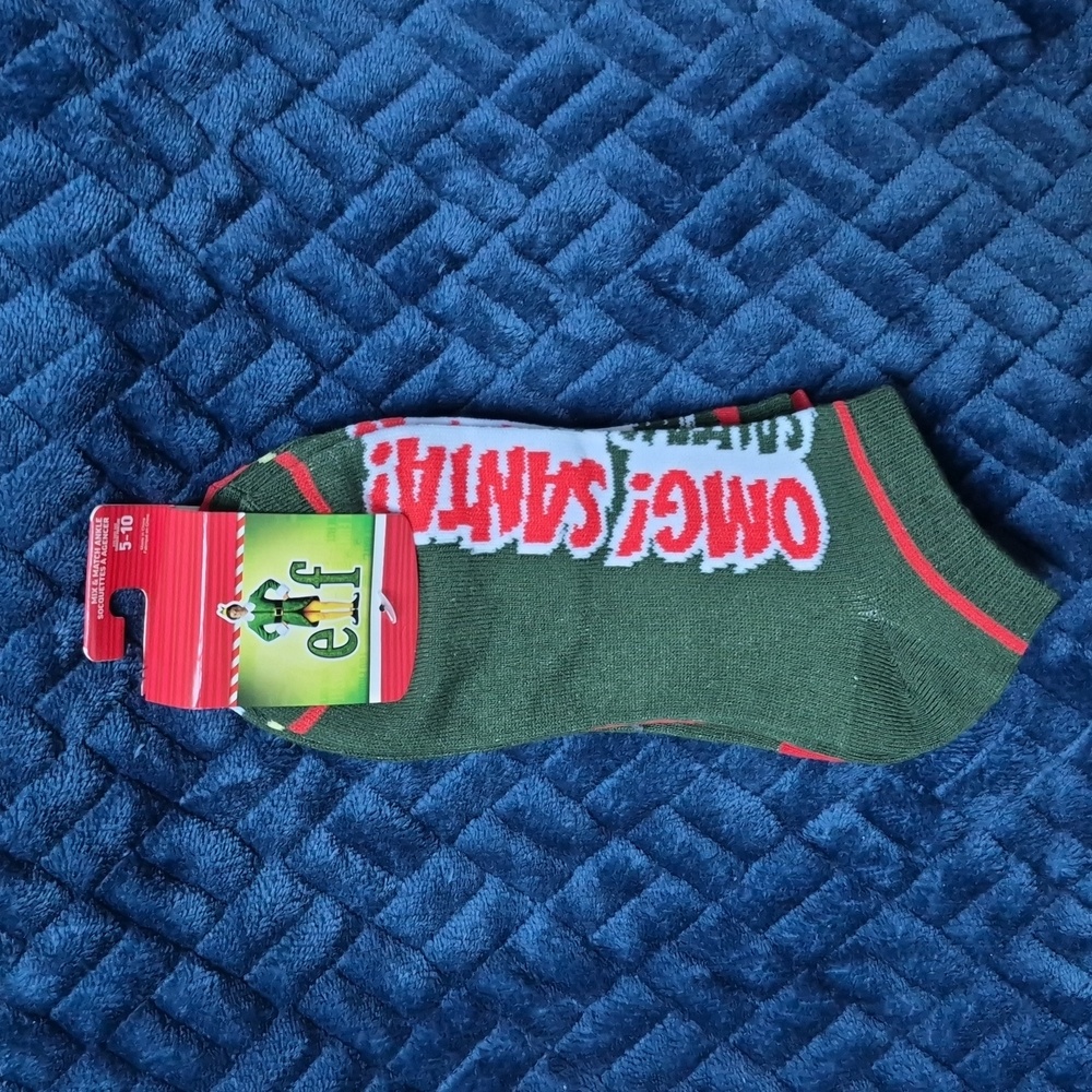 ELF The Movie 3 Pack Of Ankle Socks For Women NWT!